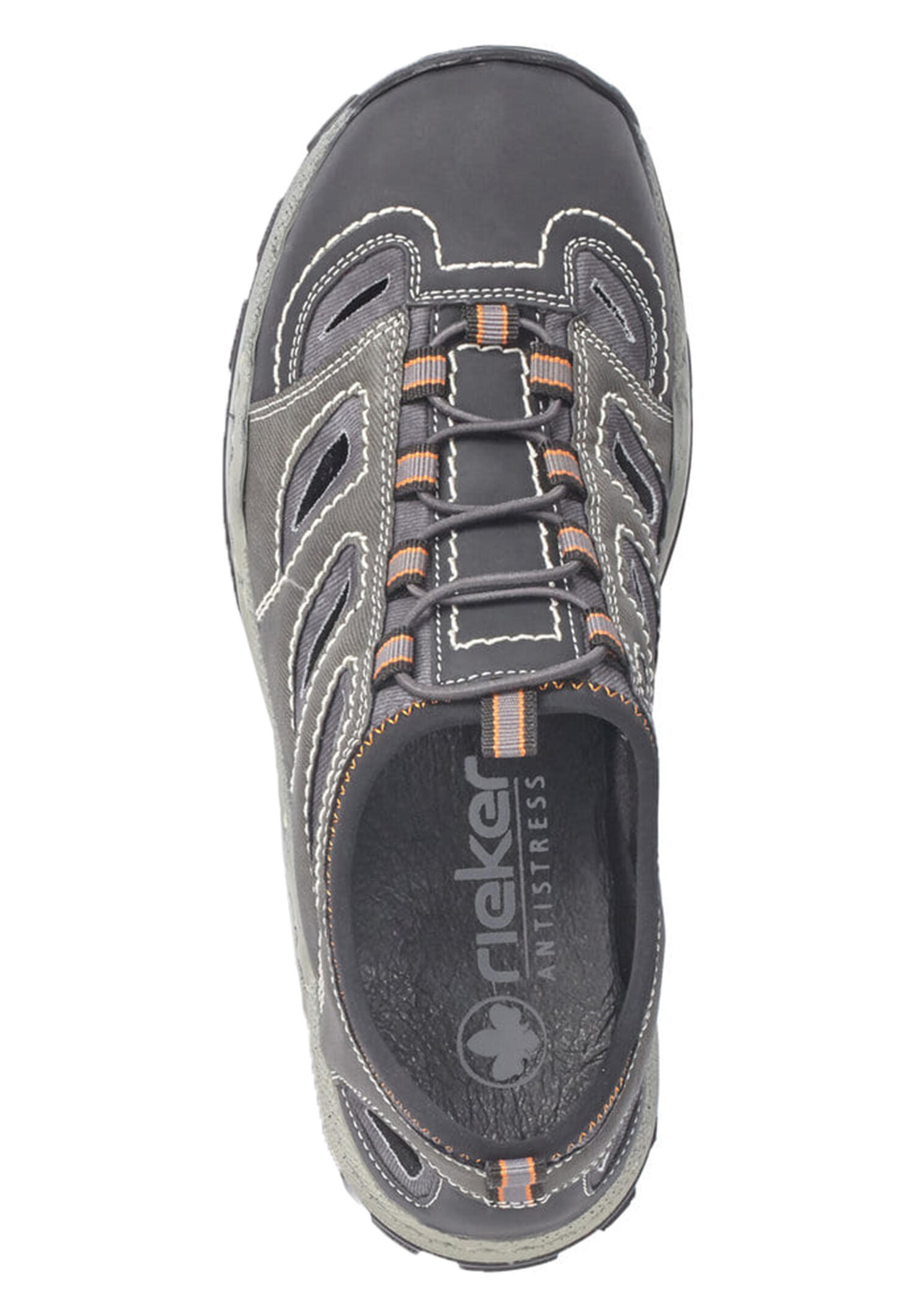 Rieker Herren Slipper Slipper  Sneaker 08065-02 Grey Combination 3/5