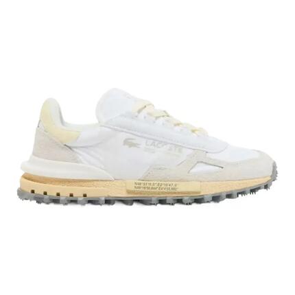 Zapatillas Blancas Lacoste Elite Active Elite Light Yellow Cómodas y Ligeras