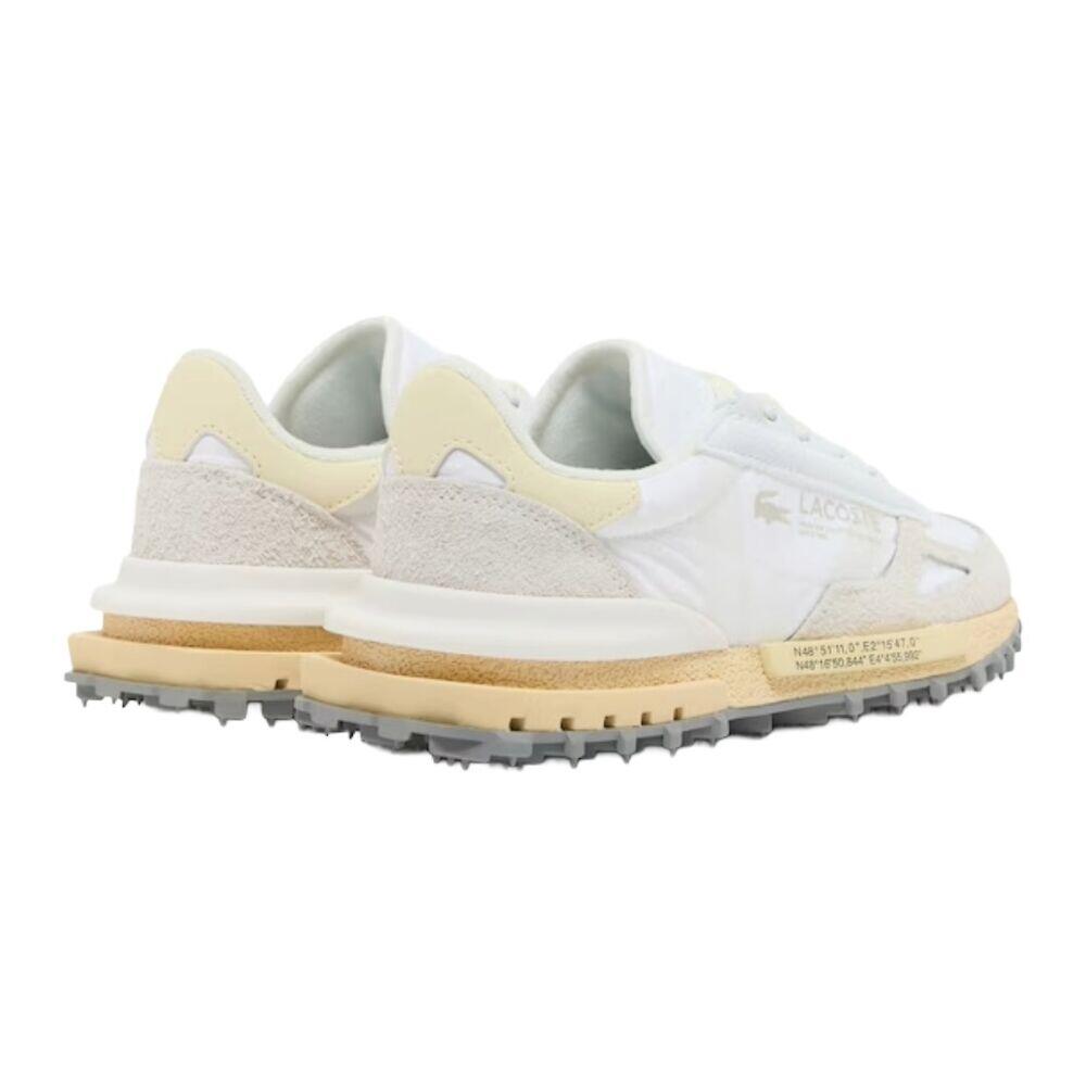 Zapatillas Blancas Lacoste Elite Active Elite Light Yellow Cómodas y Ligeras 3/5
