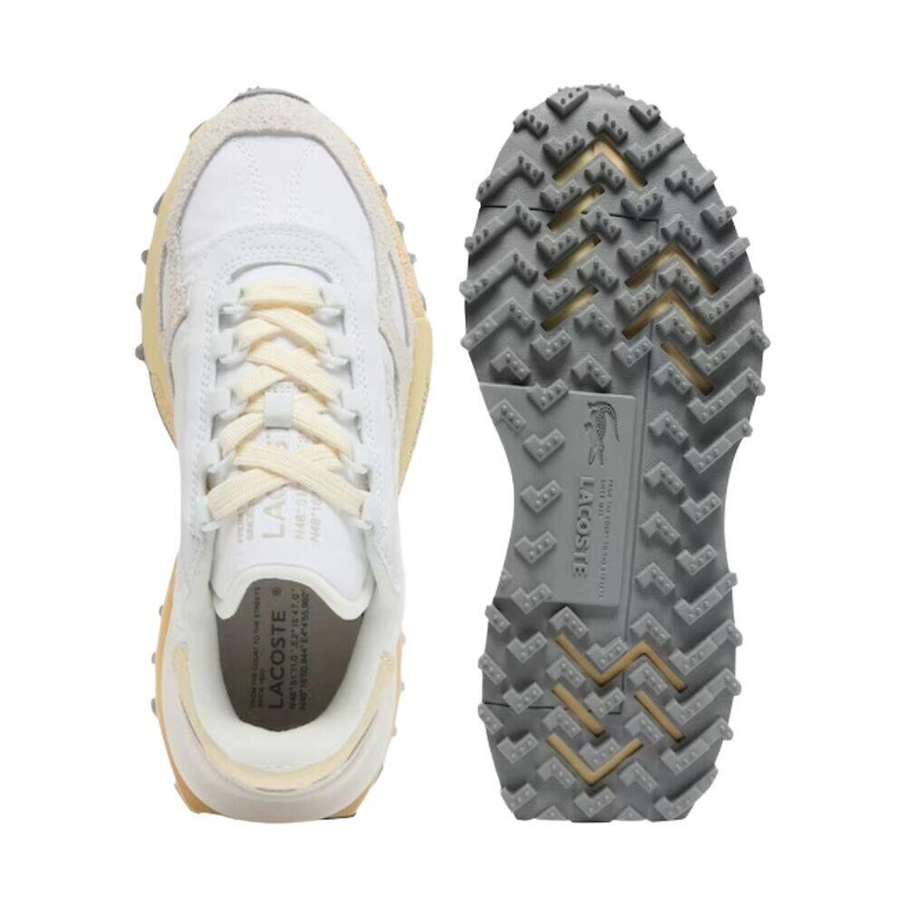 Zapatillas Blancas Lacoste Elite Active Elite Light Yellow Cómodas y Ligeras 4/5