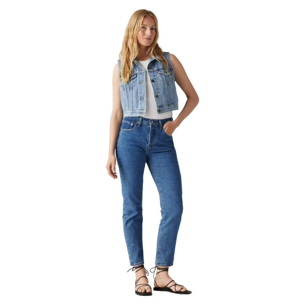 Pantalón Vaquero Levis Jean Crop 501 Jazz Pop de Pierna Recta 2/5