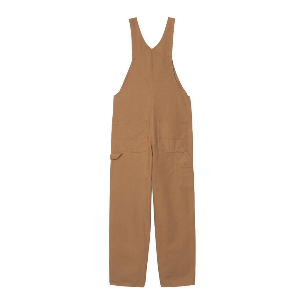 Peto Marrón Carhartt Bib Overall Hamilton Brown con Bolsillos 2/5