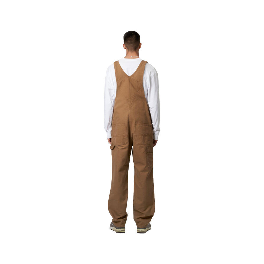 Peto Marrón Carhartt Bib Overall Hamilton Brown con Bolsillos 4/5
