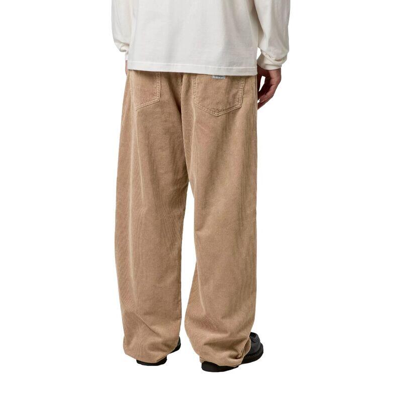 Pantalones Beige Carhartt Landon Pant Leather Rinsed Pana de Corte Holgado 4/5