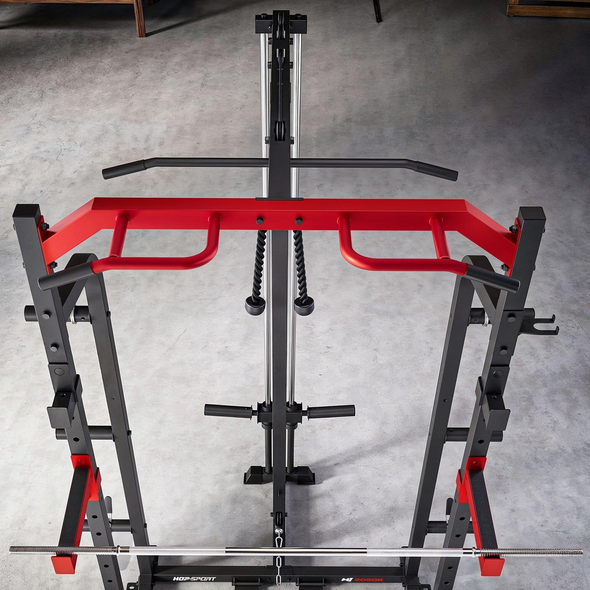 Klatka do treningu siłowego Power Rack Hop-Sport HS-2050K z wyciągiem 3/7