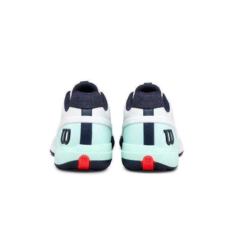 Zapatillas Wilson Rush Pro 5 Clay Blanco Aguamarina 3/5