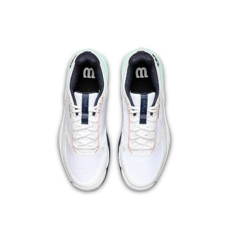 Zapatillas Wilson Rush Pro 5 Clay Blanco Aguamarina 5/5
