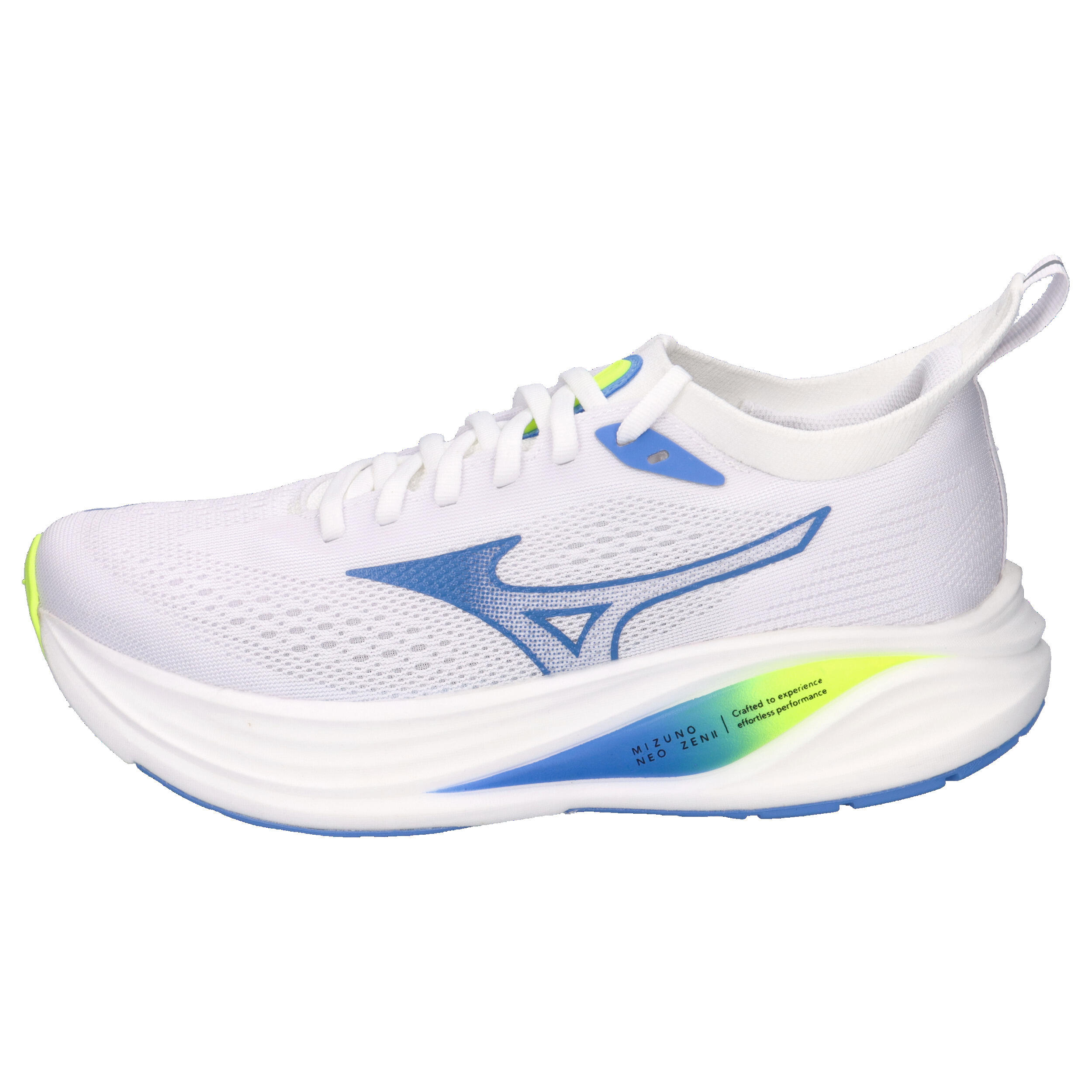 Buty do biegania damskie Mizuno Neo Zen 2 white/ultramarine/lightning yellow 2/7