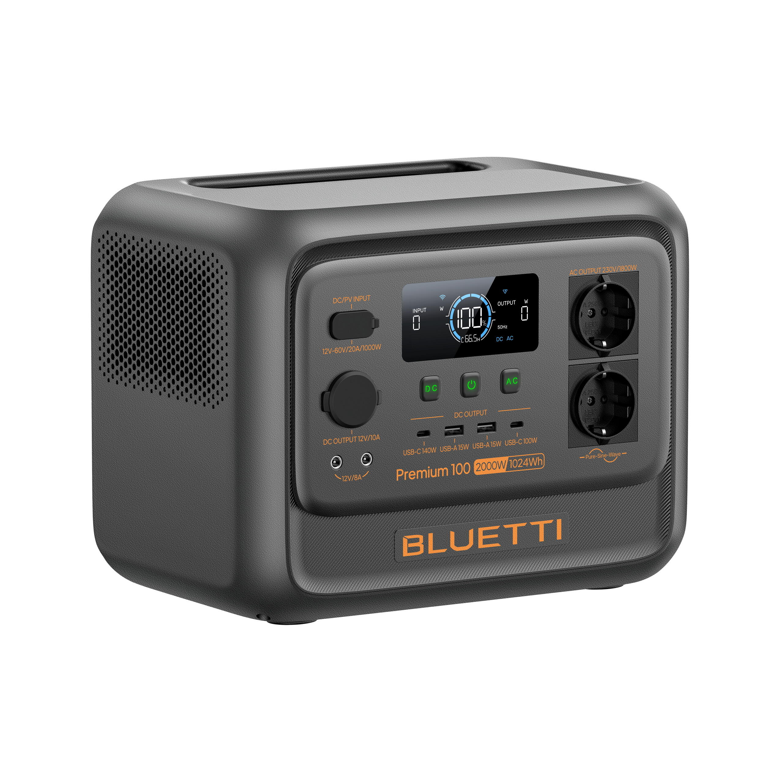 Kit station électrique BLUETTI Premium 100 V2 + panneau solaire 130 W 5/8