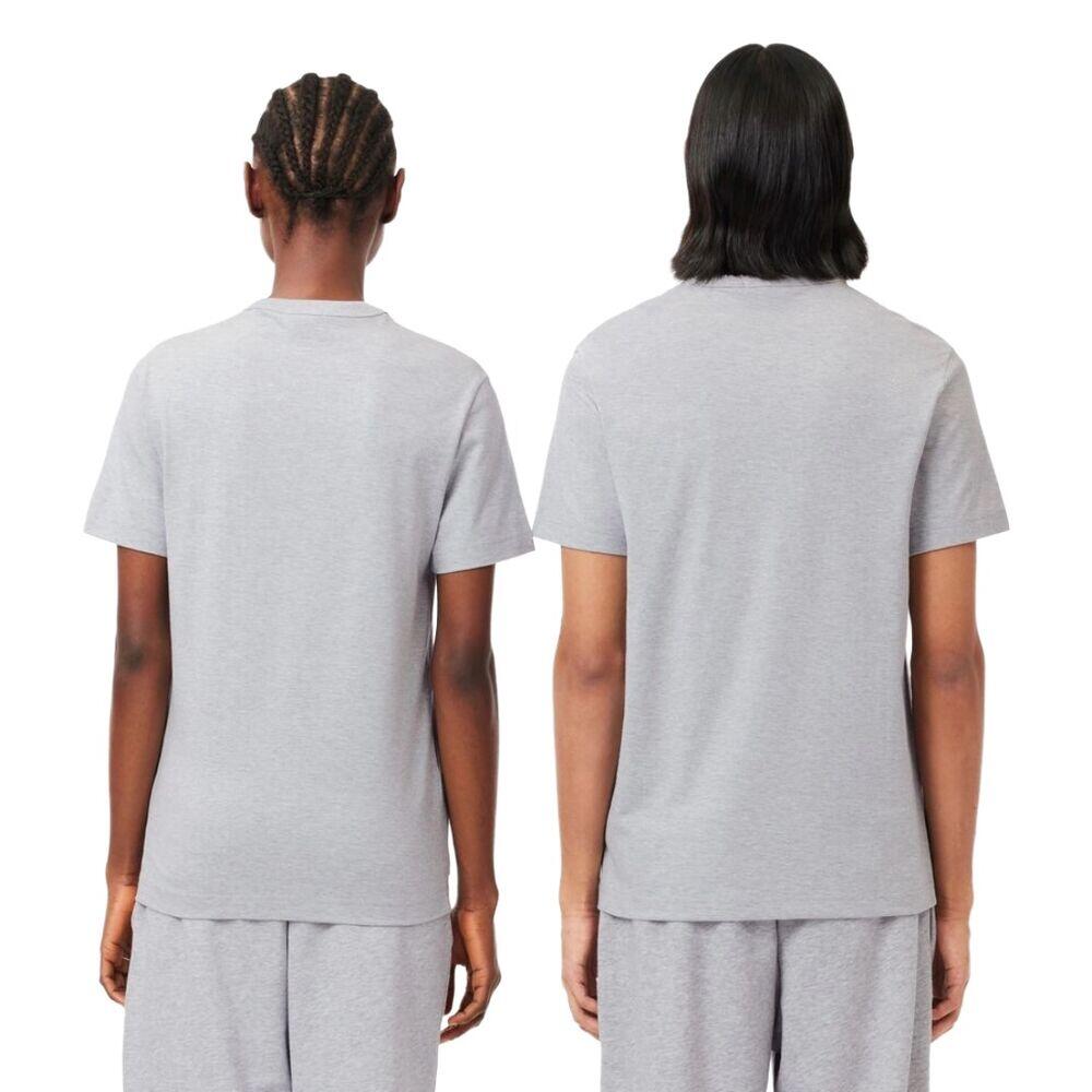 Camiseta Gris Lacoste Efecto Piqué Game, Set Match 3/4