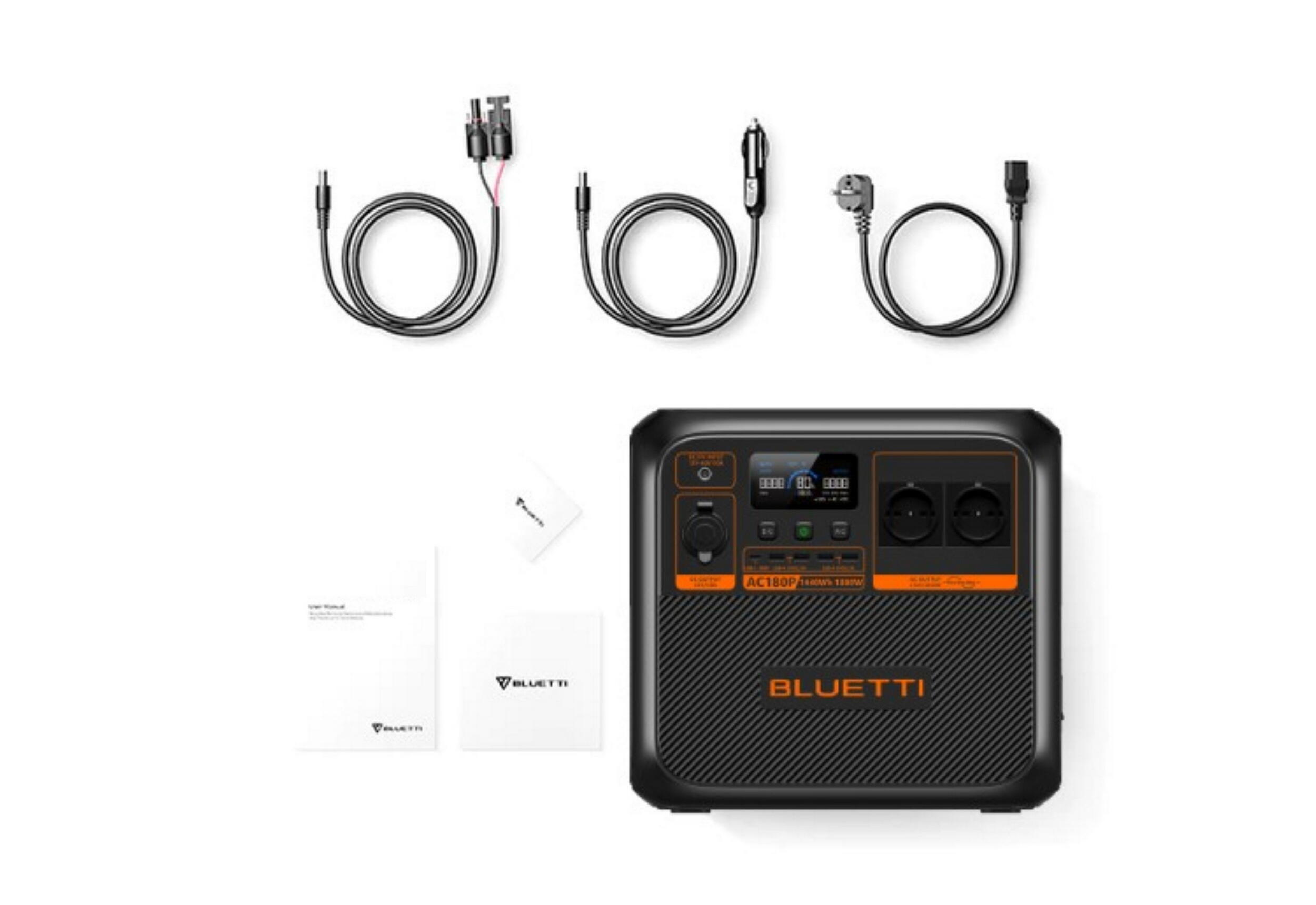 Kit Nabíjecí stanice Powerbanky BLUETTI AC180P s solárním panelem 130 W 3/7