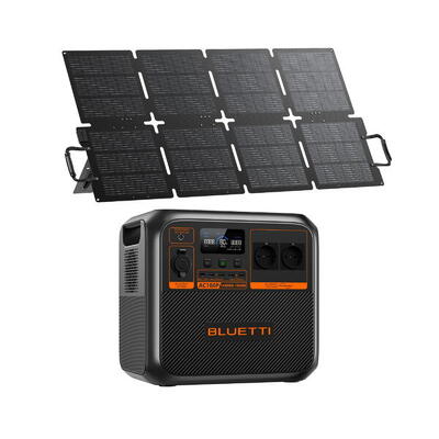 Kit Power Station BLUETTI AC180P con pannello solare 130 W