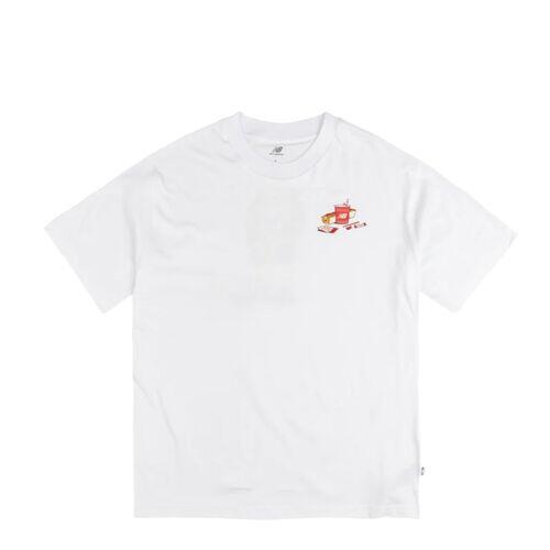 Camiseta Blanca New Balance Spectator T-Shirt White 3/4