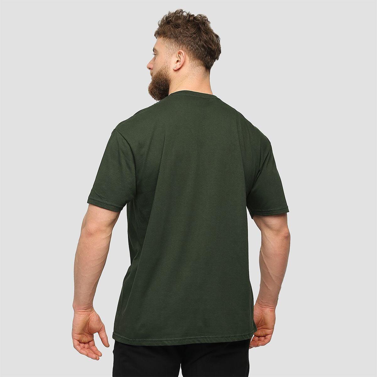 Uomo t-shirt cotone Green Basic 4/6