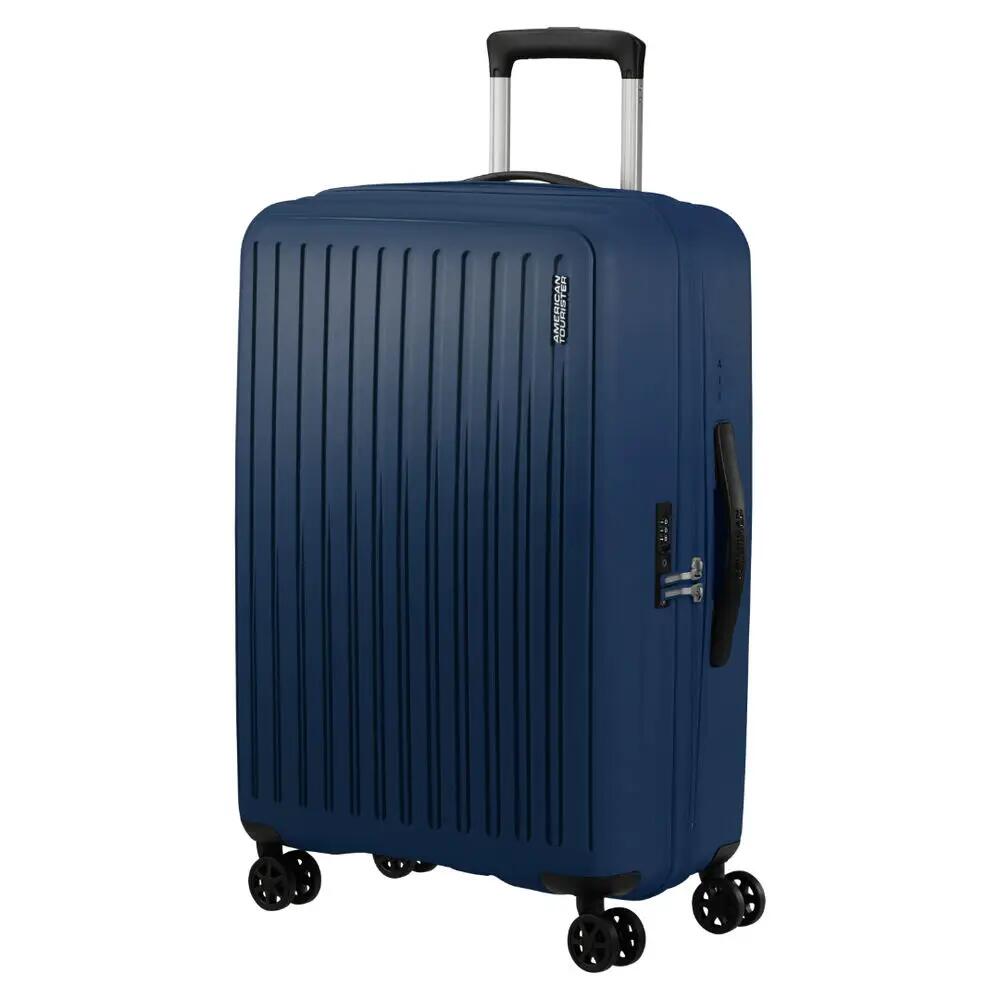 Maleta Mediana Azul American Tourister Rejoy Spinner 68cm Navy Blue Resistente 3/5