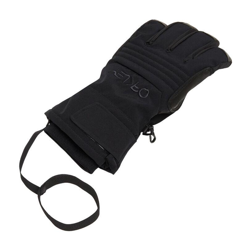 Guantes Negros Oakley B1B Glove Black con Exterior Hidrófugo 3/4