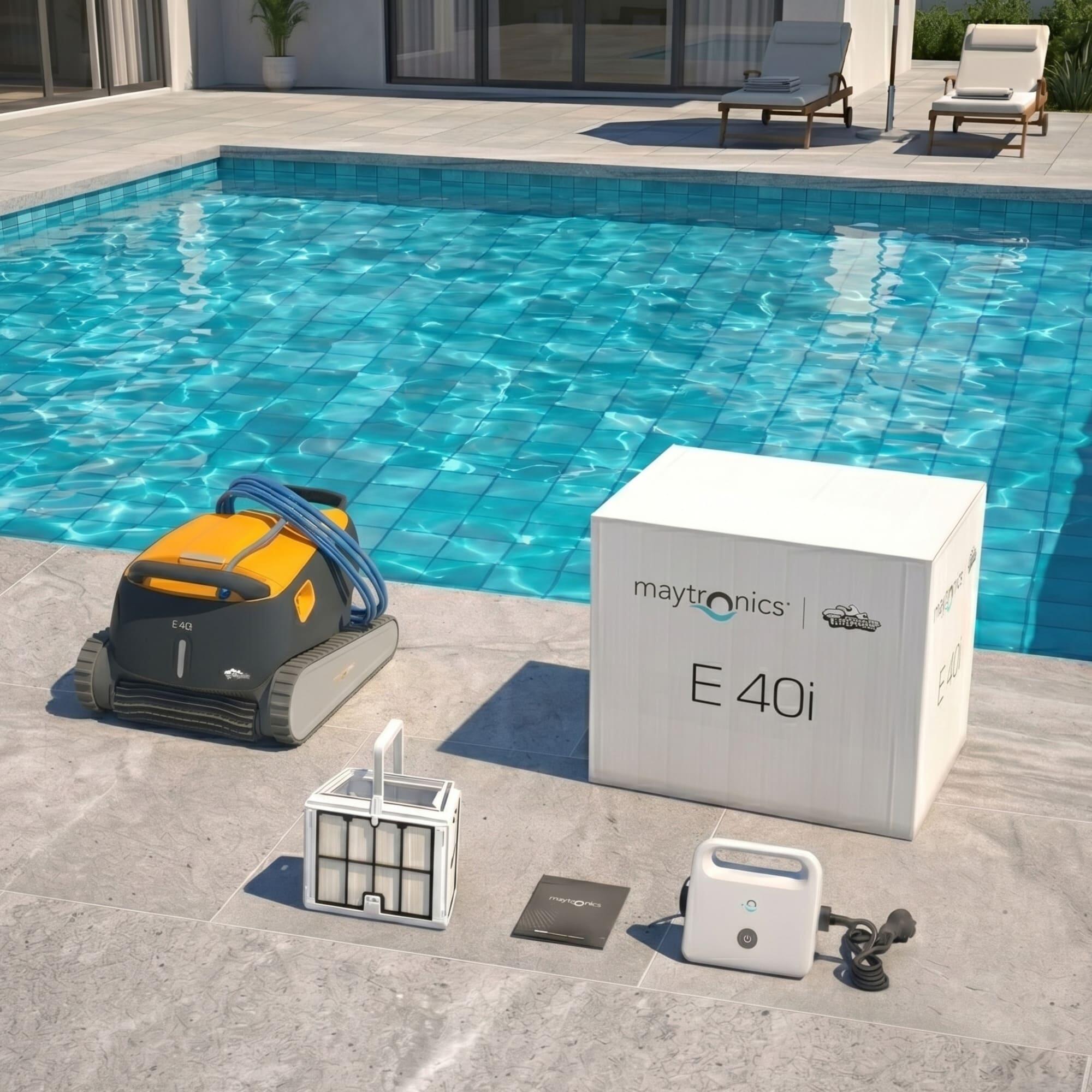 Robot limpiafondos piscina e40i Dolphin Navegación inteligente 12m 3/7