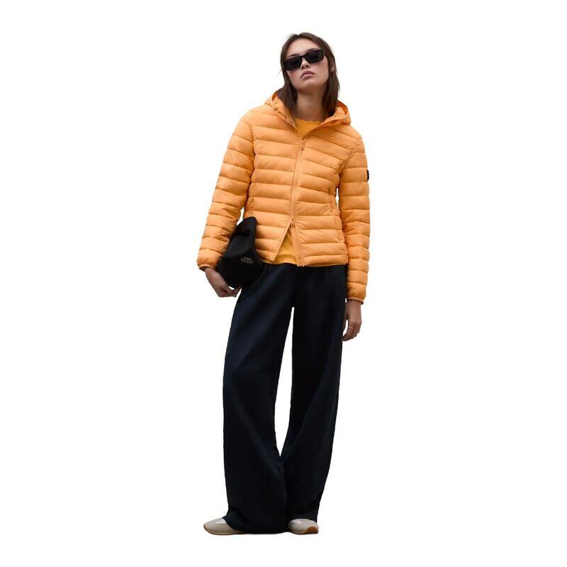 Chaqueta Naranja Ecoalf Atlantic Jacket Woman Tangerina de Corte Regular 3/5