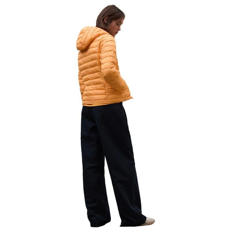 Chaqueta Naranja Ecoalf Atlantic Jacket Woman Tangerina de Corte Regular 4/5