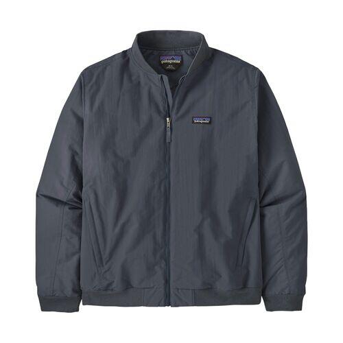 Chaqueta Azul Patagonia Isthmus Deck Jacket Smolder Blue con Acabado Hidrófugo 3/4