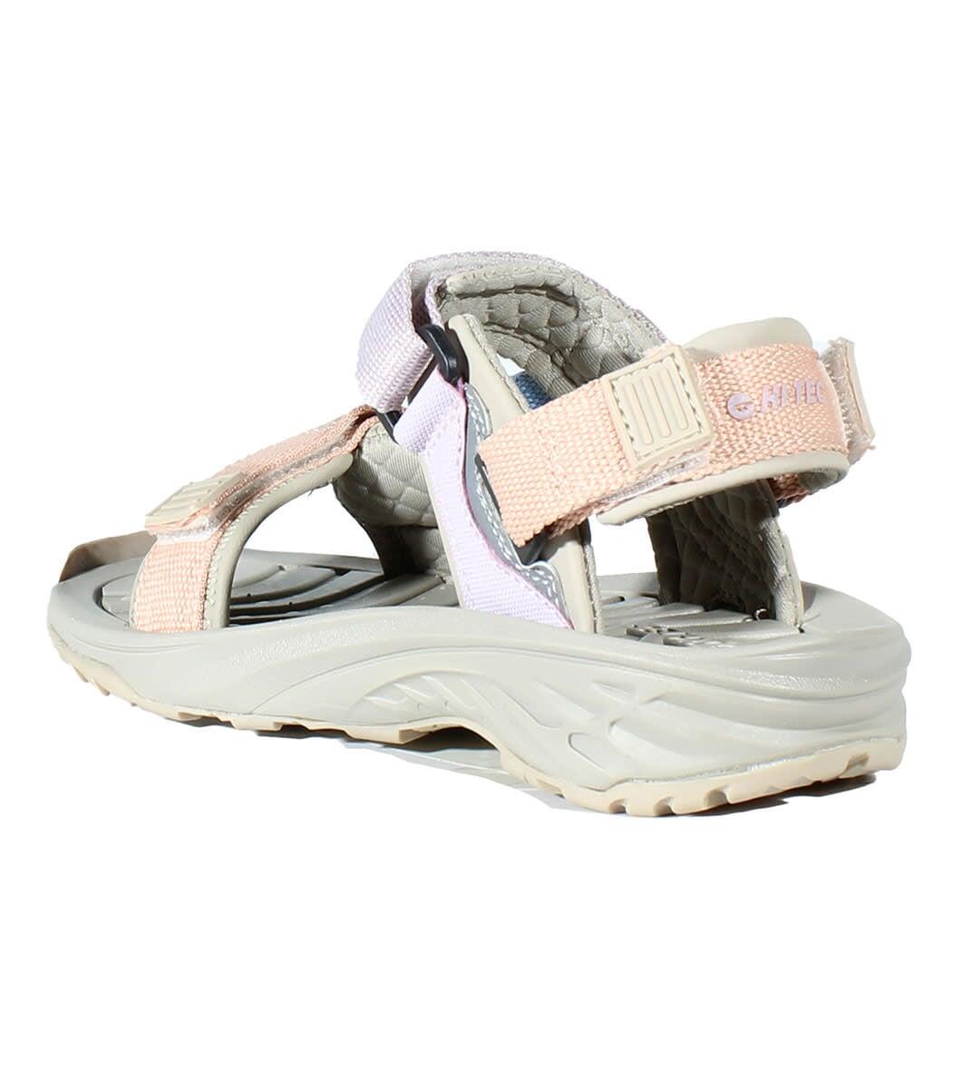 Sandales Et Tongs Femme - HI-TEC W Ula Raft - Taupe/Cork/Violet 6/7