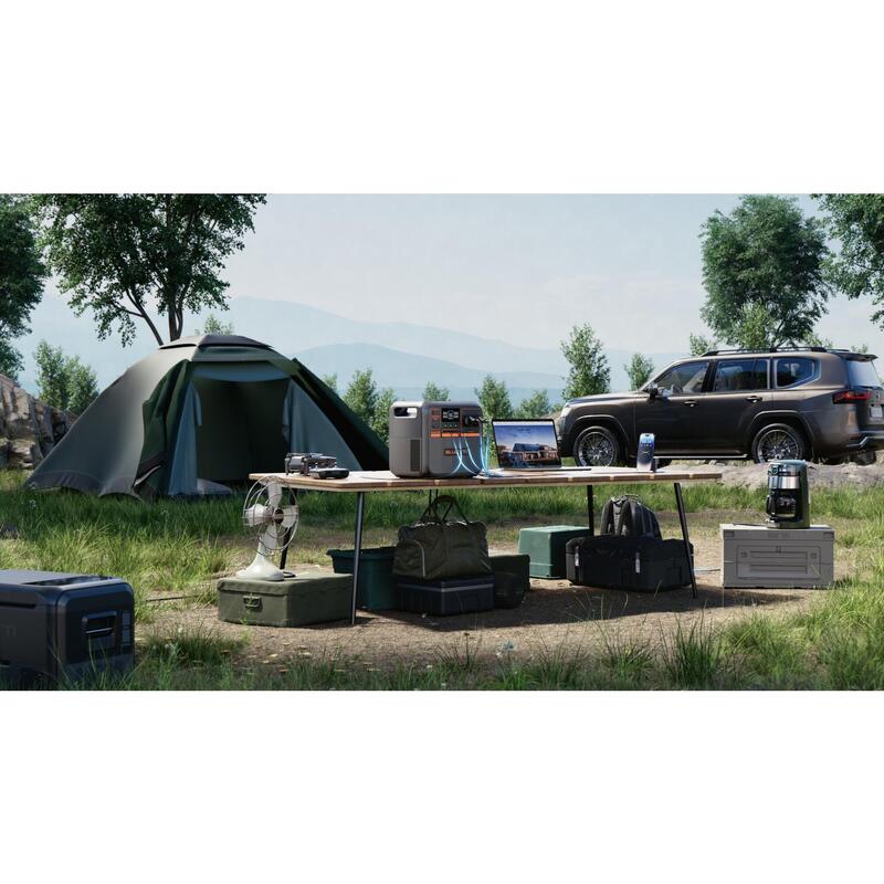Kit stație de alimentare BLUETTI AC270P cu panou solar 130 W