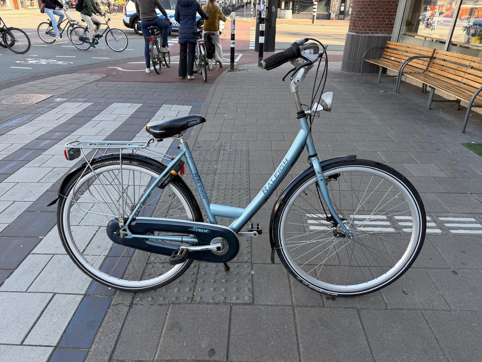 Raleigh Trent damescitybike 51 cm, blauw 5/5