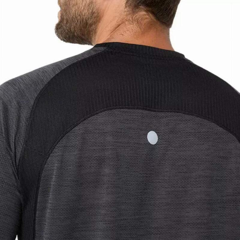 Camiseta preta Asics Road Road SS 3/5