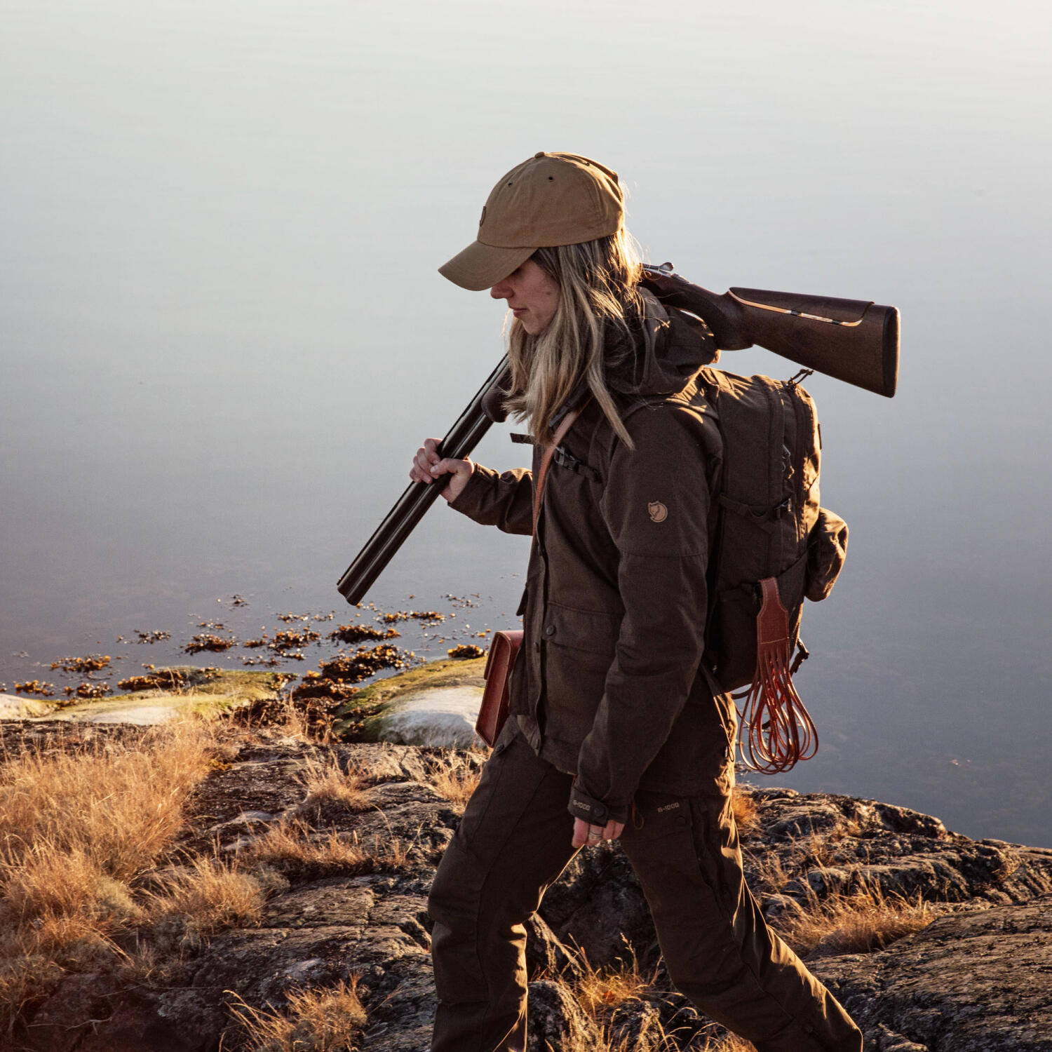 Fjällräven Lappland Forest Hybrid Jacket W Damen (Dark Olive) Größe XL 4/5