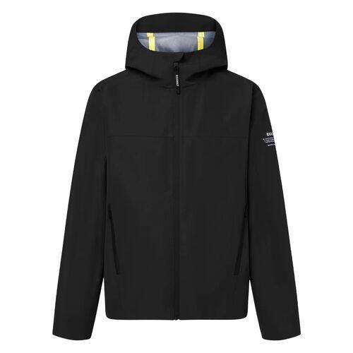 Chaqueta Negra Ecoalf Darwin Black de Corte Regular con Cremallera 5/5