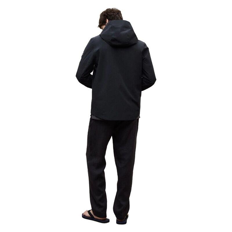 Chaqueta Negra Ecoalf Darwin Black de Corte Regular con Cremallera 4/5