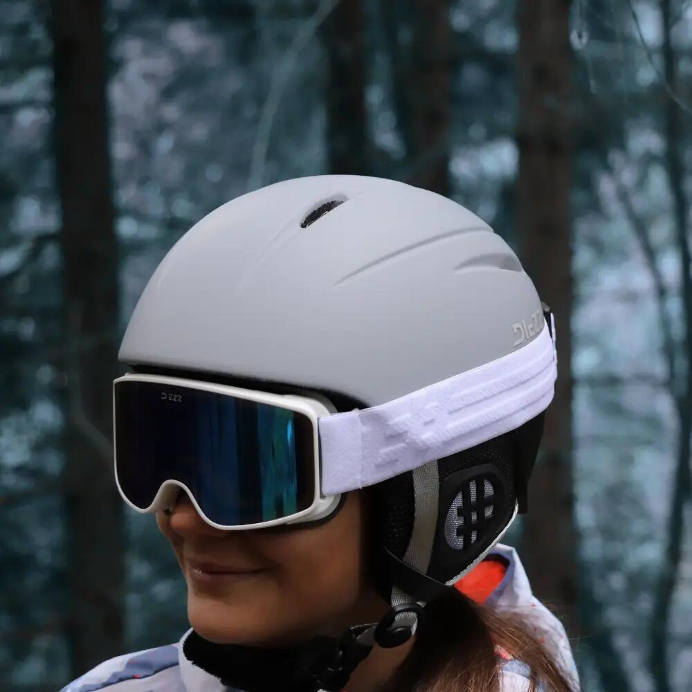 Skimaske ALLOS 6-10 Jahre White Blue. 3/3