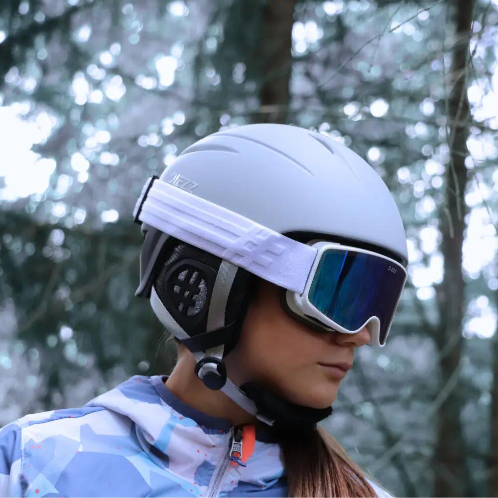 Skimaske ALLOS 6-10 Jahre White Blue. 2/3