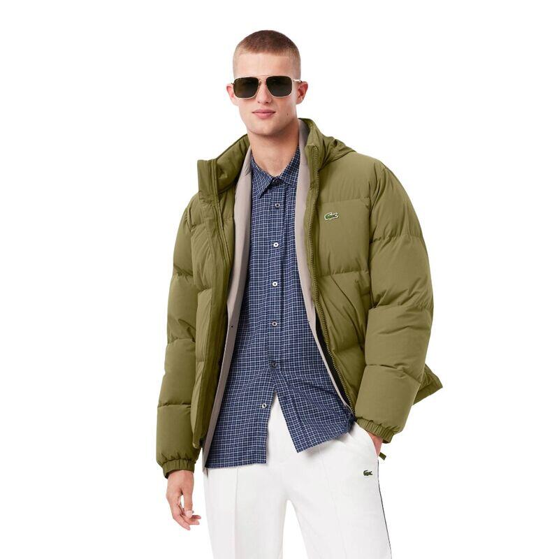 Cazadora Verde Lacoste Acolchada Blouson Water-Repellent Down Olive 3/5