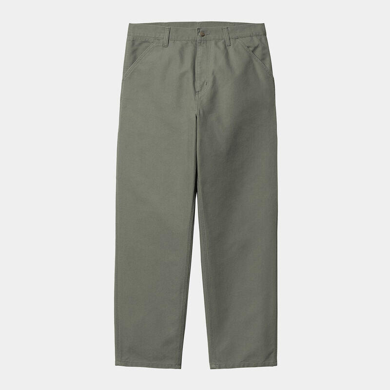 Pantalón Carhartt Verde Single Knee Pant Smoke Green 2/4