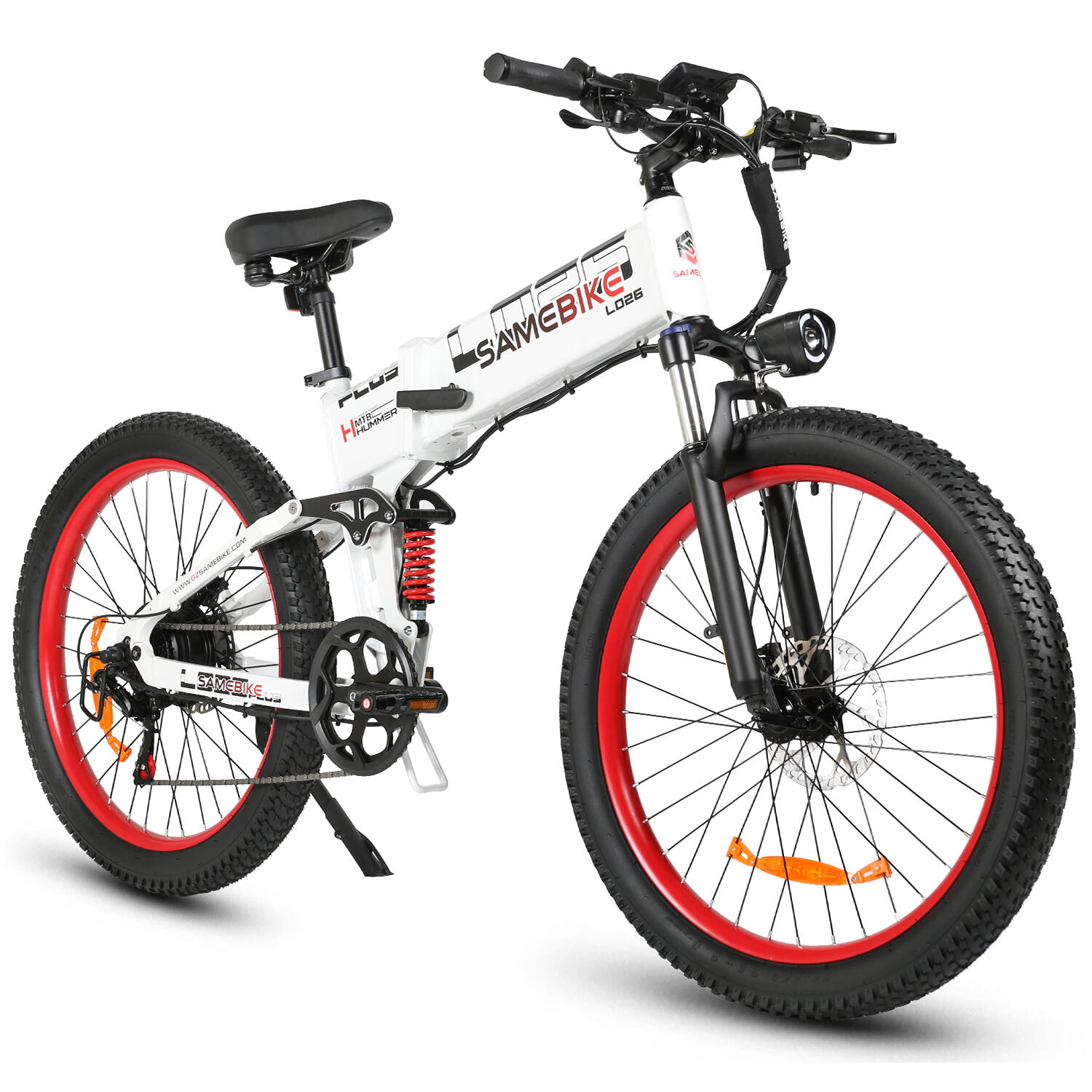 SAMEBIKE LO26-Plus E-Bike mit 48V 15Ah Akku 3/7