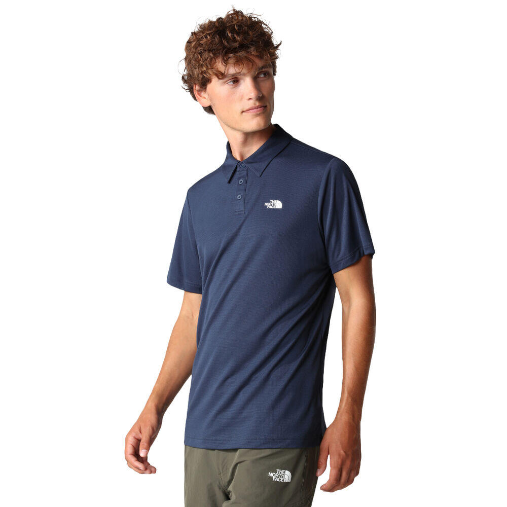 Polo Azul The North Face Tanken Summit Navy de Corte Estándar Cómodo y Sencillo 3/5