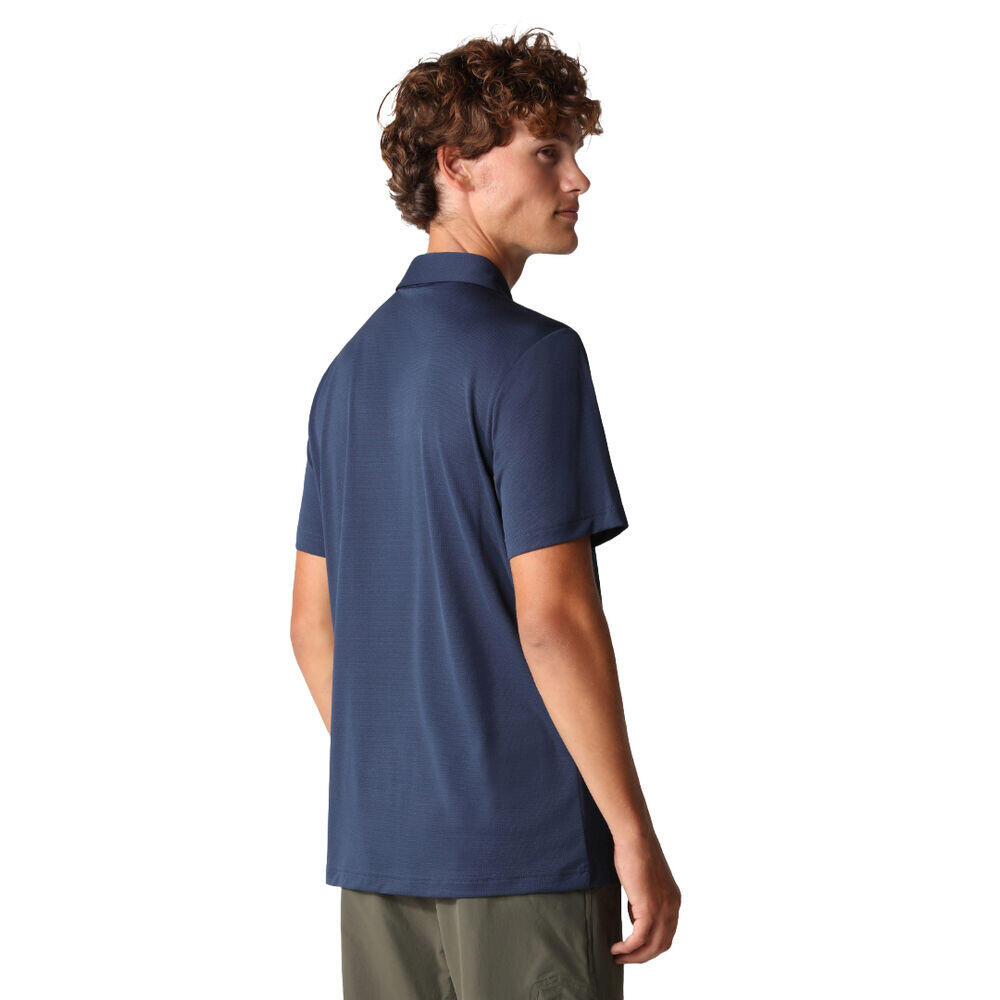 Polo Azul The North Face Tanken Summit Navy de Corte Estándar Cómodo y Sencillo 4/5