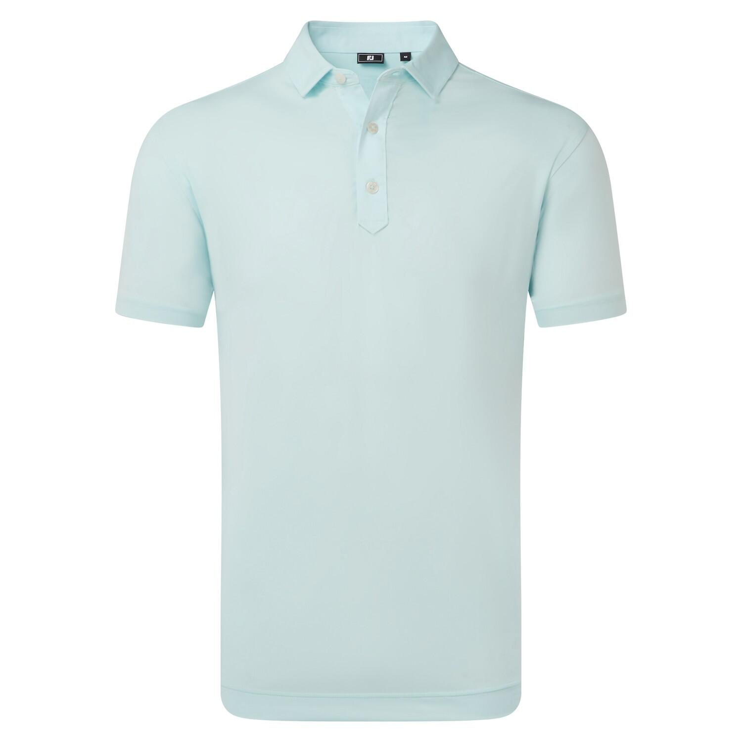 Polo Golf Footjoy Lisle Solid Hombre Azul 4/5