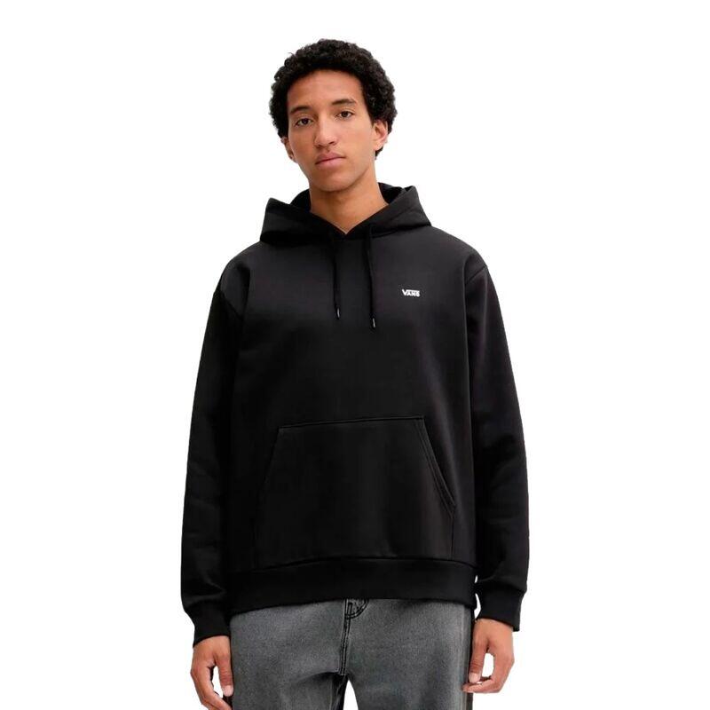 Sudadera Negra Vans Left Chest Black Básica y Sencilla 2/4