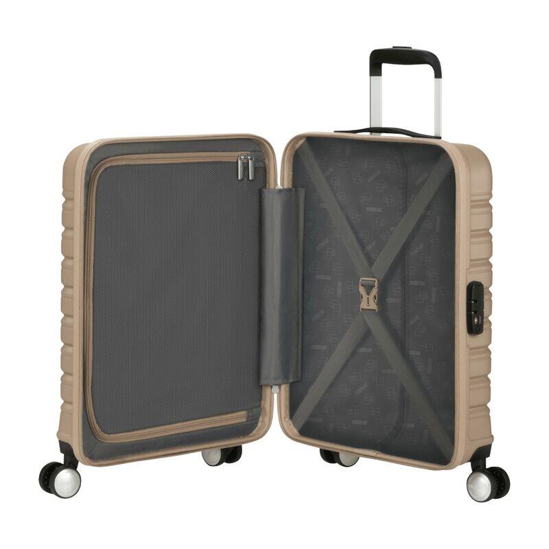 Maleta Cabina Beige American Tourister Flashline 55 cm Ivory Gold 55CM 3/7