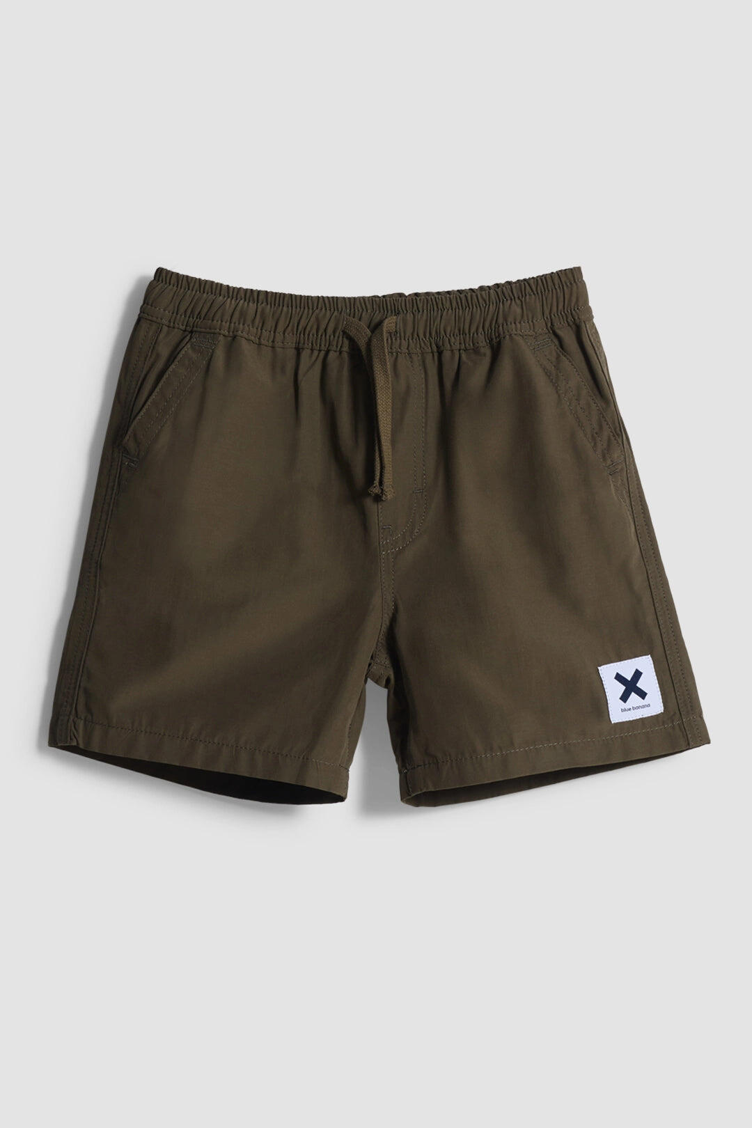 Pantalón Corto Kids Valley Olive Green de Algodón 4/4