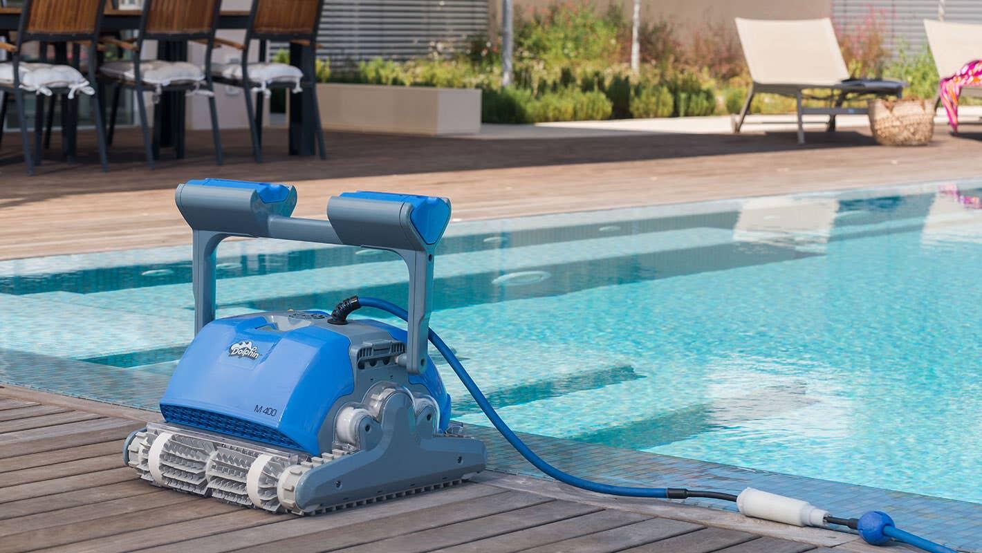 Robot limpiafondos piscina M400 Dolphin MyDolphin Plus giroscopio 15m 2/7