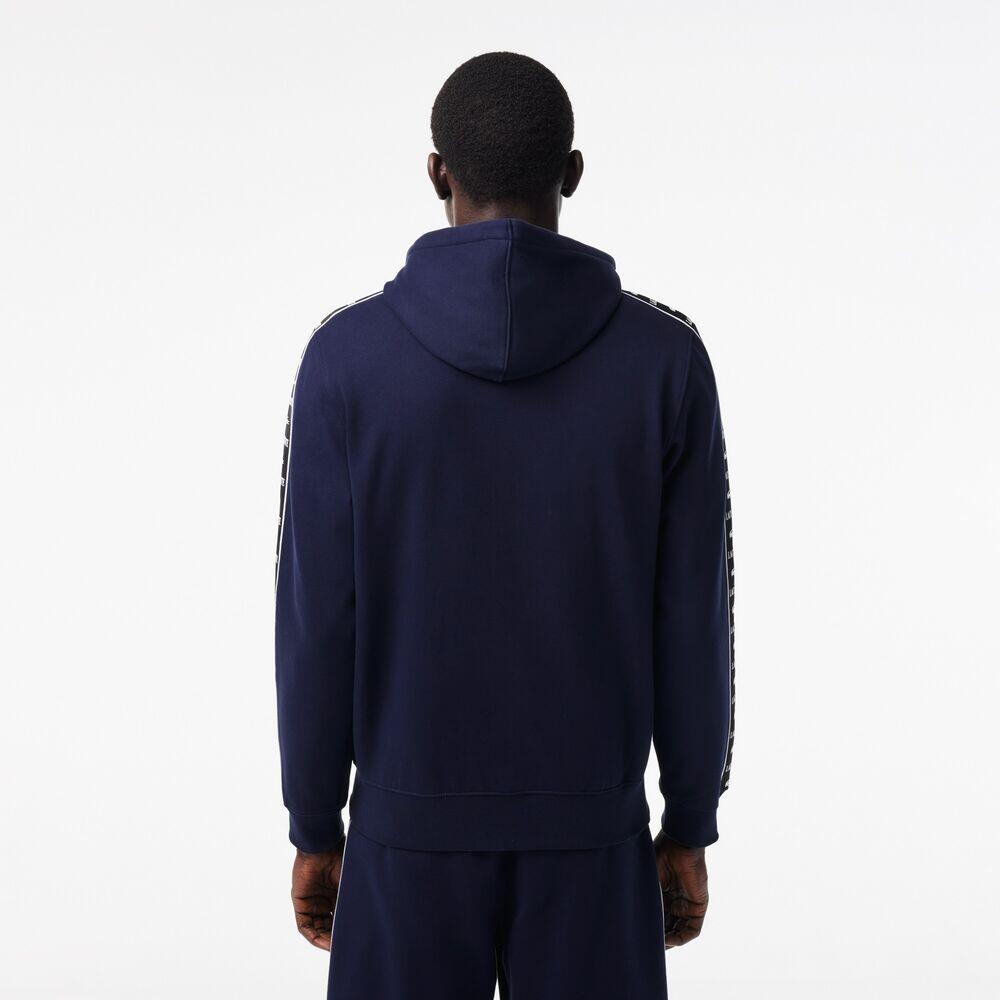 Chaqueta Azul Lacoste Jogger con Capucha y Cremallera 2/4