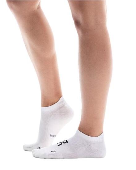 Chaussettes basses ON CORE RUN blanches (2X)