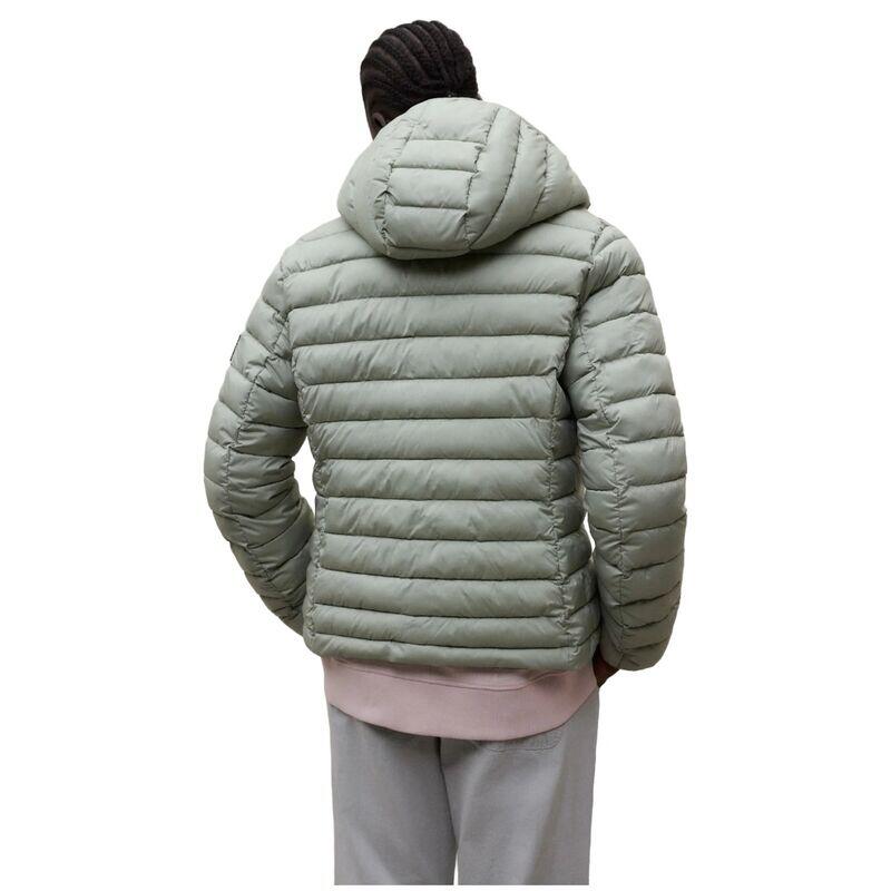 Chaqueta Verde Ecoalf Atlantic Jacket Woman Sage de Corte Regular 3/4