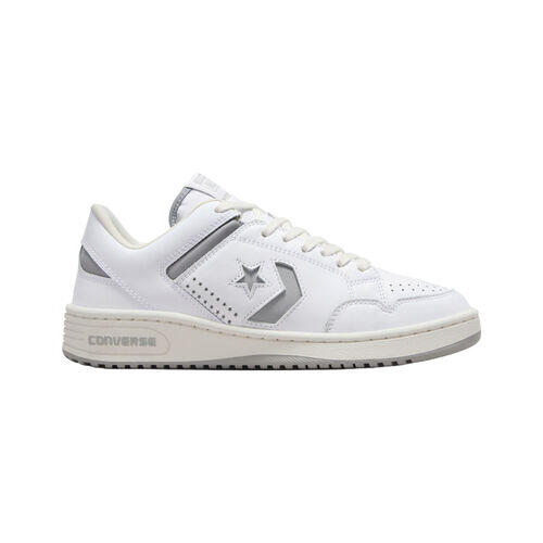 Zapatillas Blancas-Gris Converse Weapon Leather Blanco Vintage 4/4
