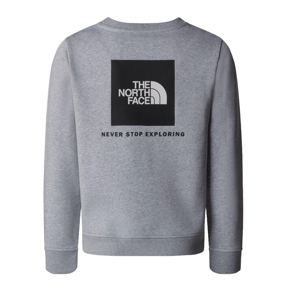 Sudadera Gris The North Face Redbox para Niños de Estilo Informal 3/4
