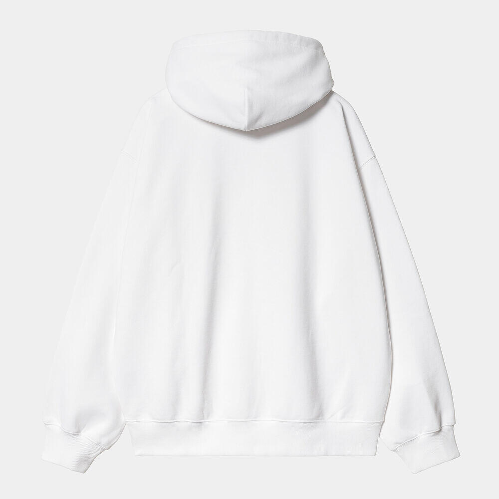 Sudadera Blanca Carhartt Hooded Drip Sweat White 4/5