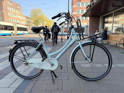 Cortina roots damesfiets 50 cm, blauw (tweedehands)